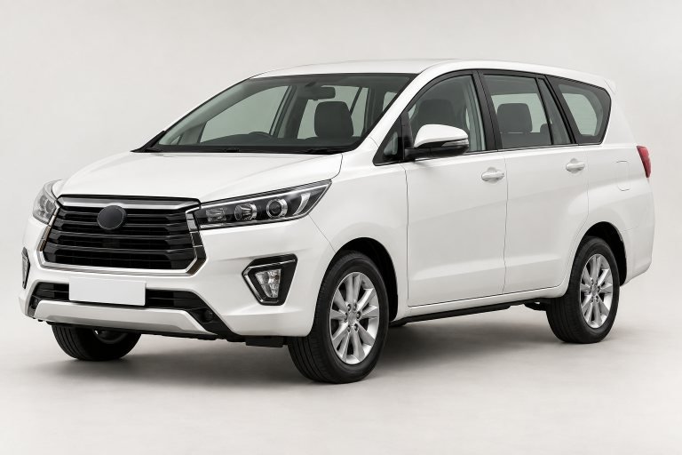 White Innova Crysta taxi available in Mysore